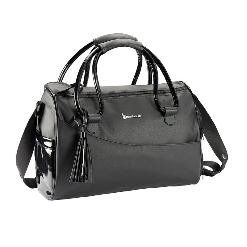 Badabulle by Babymoov Borsa Fasciatoio Glossy in Ecopelle Nera