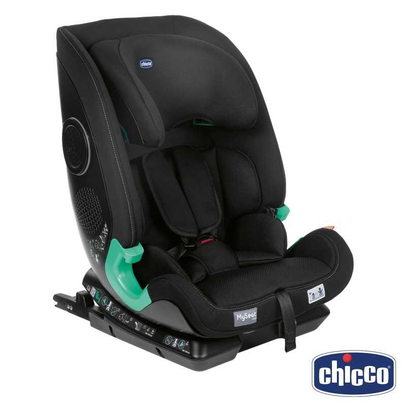 Chicco Seggiolino Auto MySeat i-Size gruppi 1/2/3 Nero