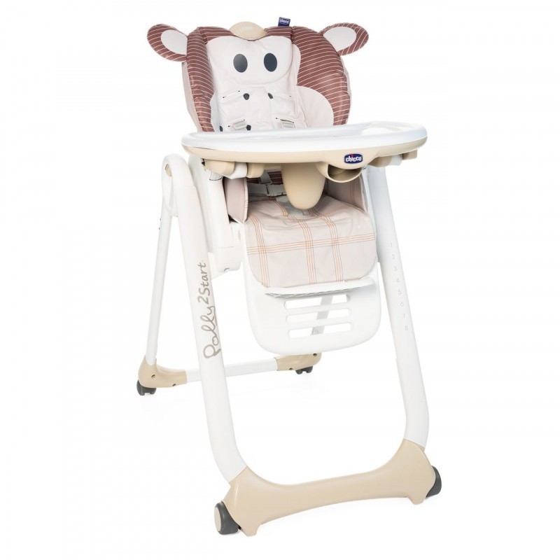 Chicco Seggiolone Polly 2 Start Monkey