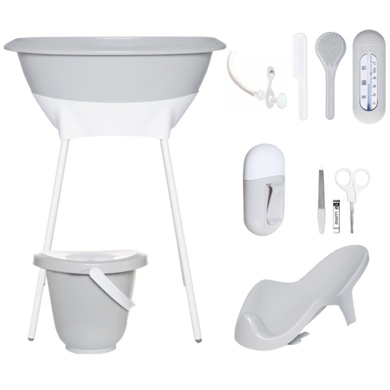 Luma Babycare Set Bagnetto e Cura Light Grey