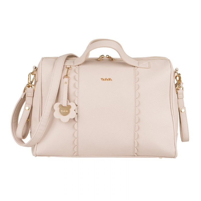 Nanan Borsa Da Passeggio Ecopelle Beige