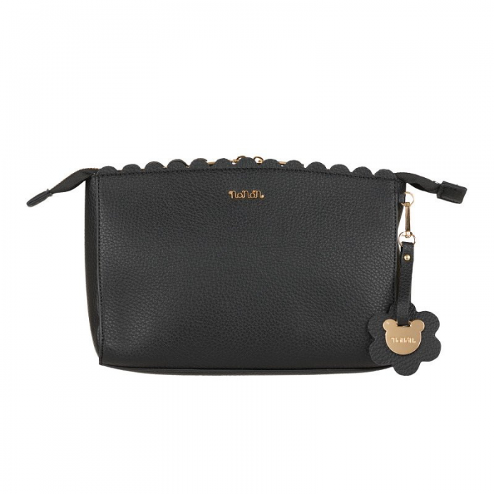 Nanan Pochette Ecopelle Nera