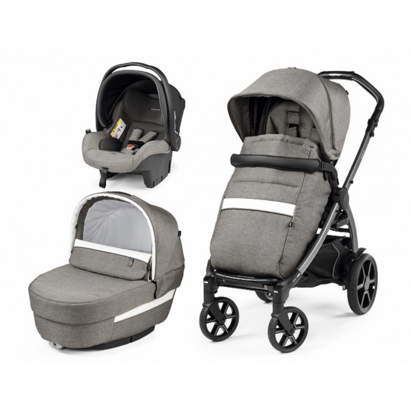 Trio Peg Perego Book Lounge Con Borsa In OMAGGIO + SPEDIZIONE GRATUITA COMPLETO ANTI SOFFOCO OMAGGIO