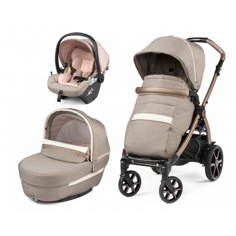 Trio Peg Perego Book Lounge Con Borsa In OMAGGIO + SPEDIZIONE GRATUITA COMPLETO ANTI SOFFOCO OMAGGIO