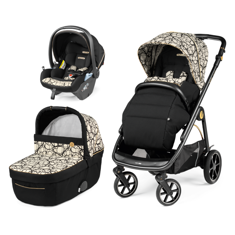 Trio Peg Perego Veloce Graphic Gold Con Ovetto Lounge Borsa In OMAGGIO + SPEDIZIONE GRATUITA COMPLETO ANTI SOFFOCO OMAGGIO