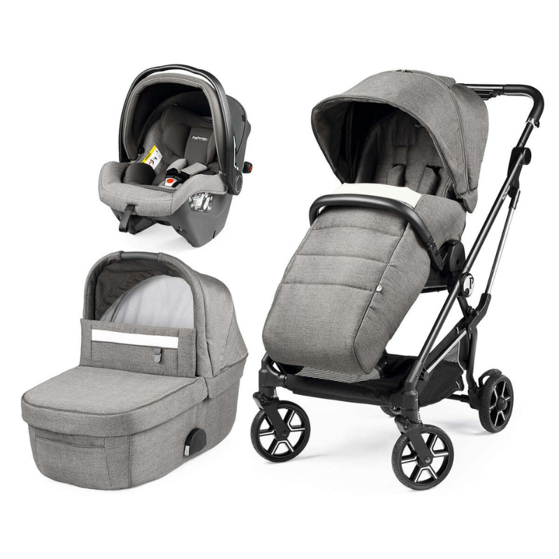 Trio Peg Perego Vivace City Grey SLK I-Size Con Borsa In OMAGGIO+ SPEDIZIONE GRATUITA COMPLETO ANTI SOFFOCO OMAGGIO