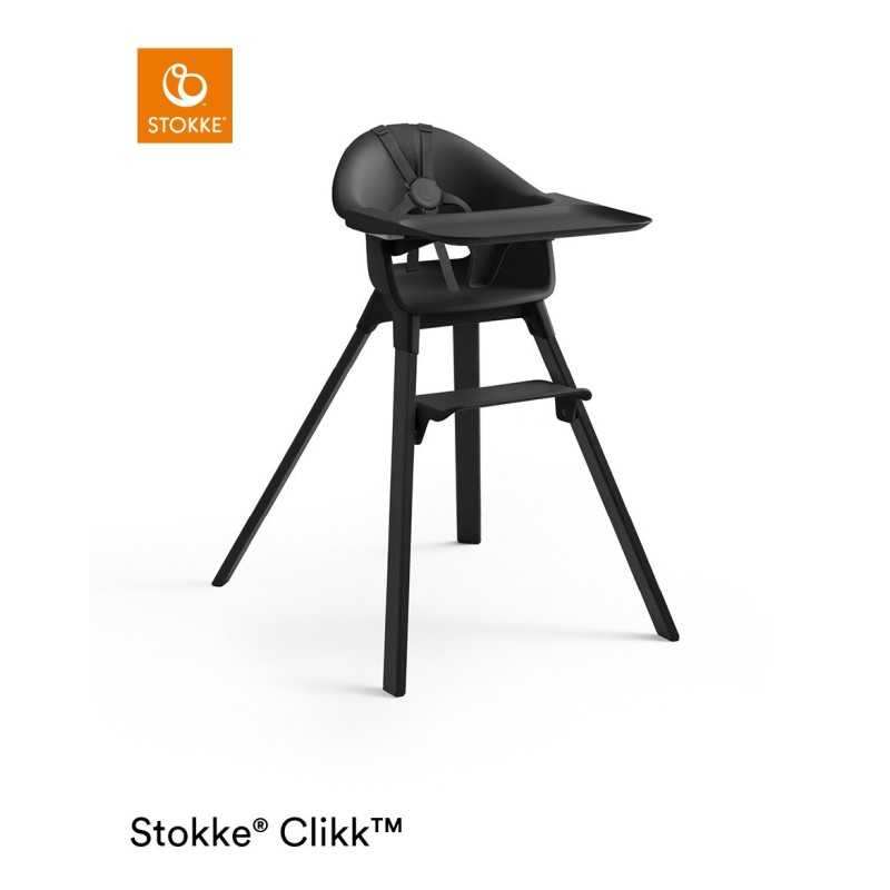 Stokke Seggiolone Pappa Clikk Midnight Black