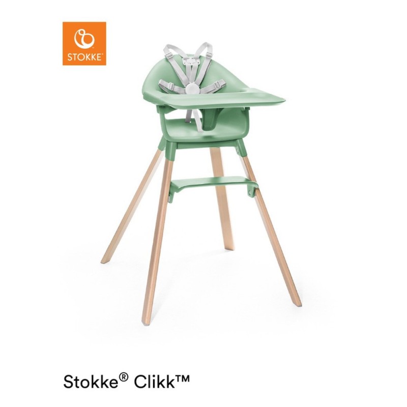 Stokke Seggiolone Pappa Clikk Clover Green